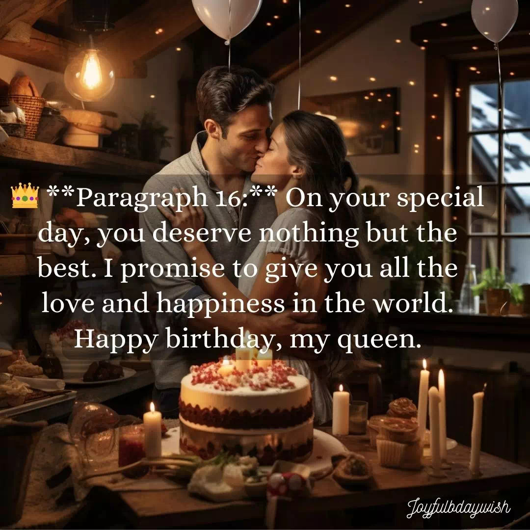 Birthday Wishes For Girlfriend Long Paragraph 16