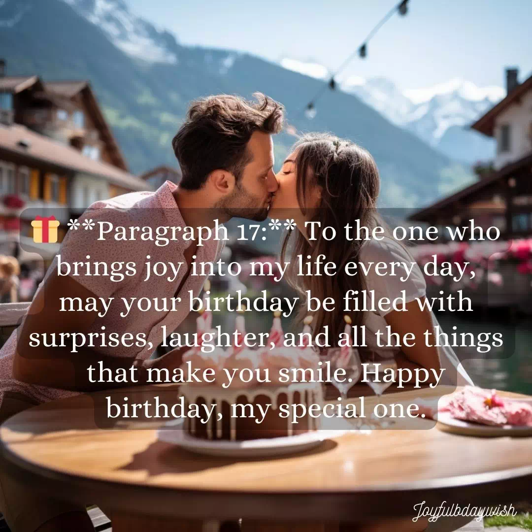 Birthday Wishes For Girlfriend Long Paragraph 17