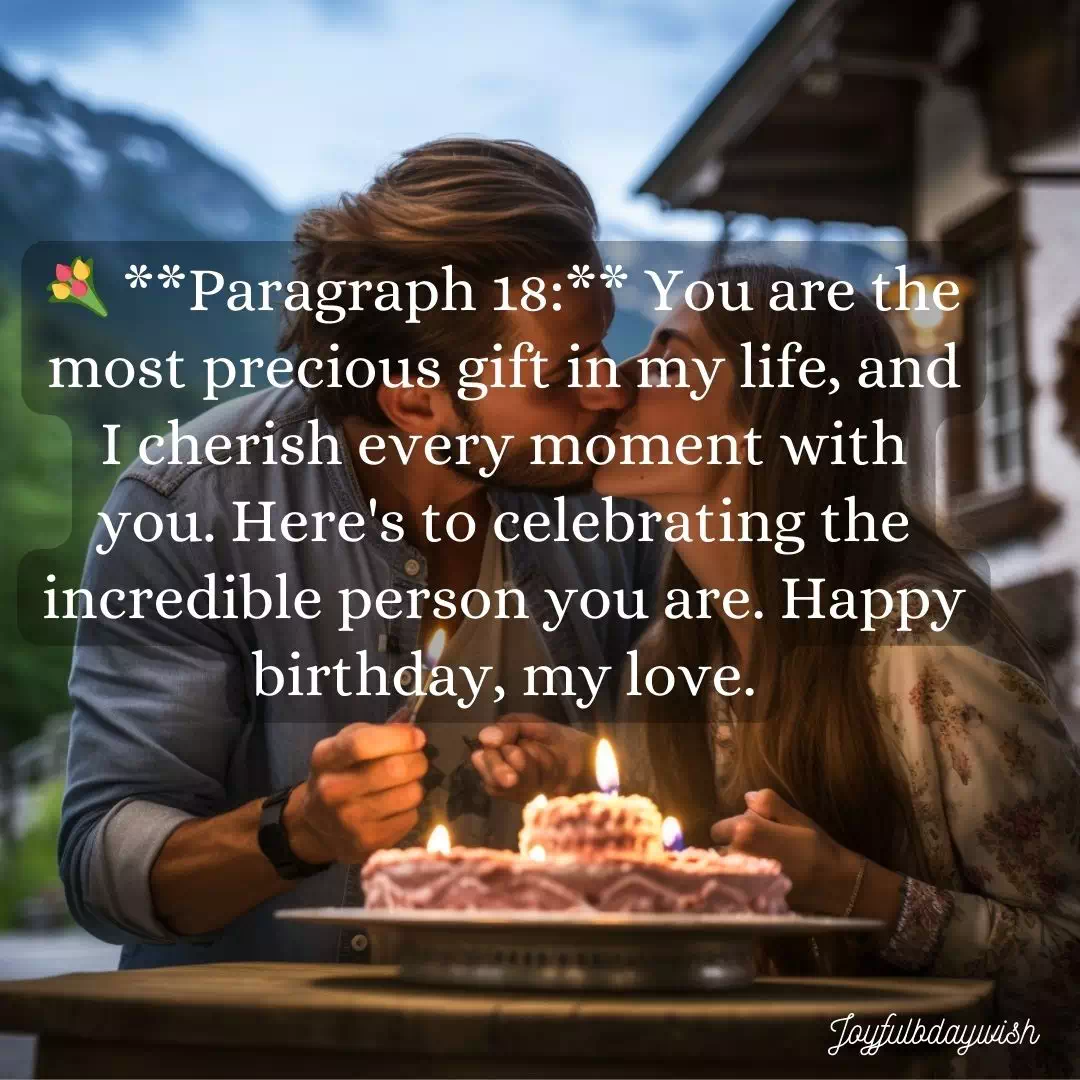 Birthday Wishes For Girlfriend Long Paragraph 18