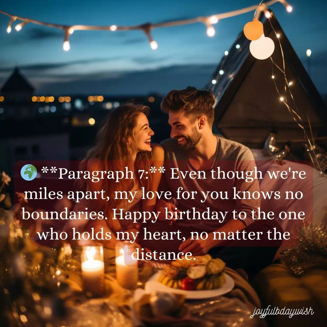 Birthday Wishes For Girlfriend Long Paragraph 7