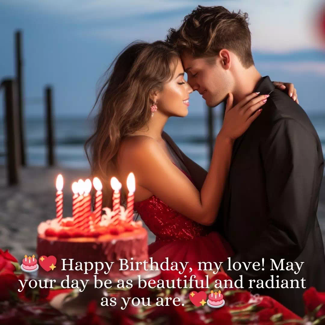 Heart Touching Birthday Wishes For Girlfriend With Emojis 1