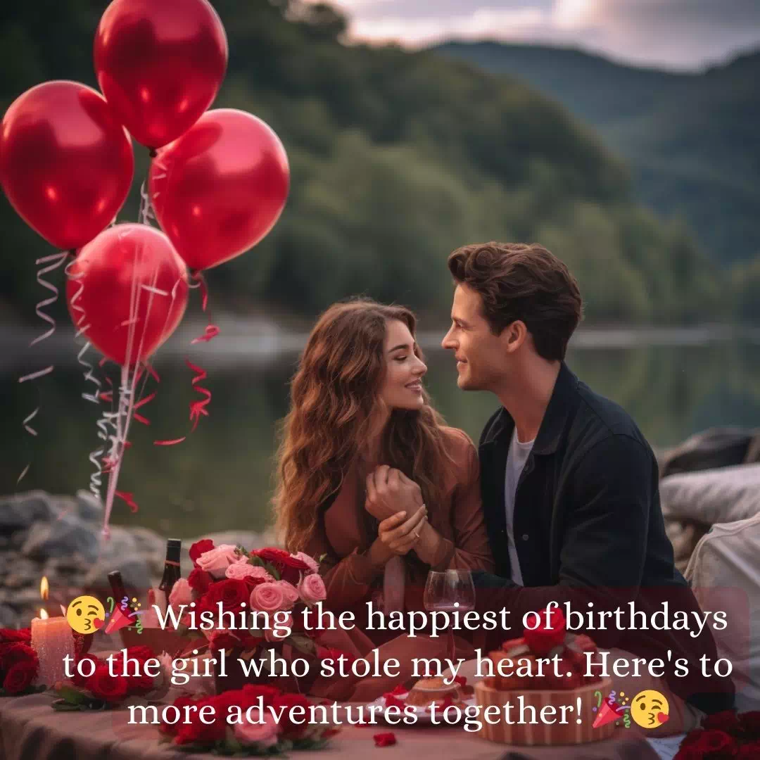 Heart Touching Birthday Wishes For Girlfriend With Emojis 2