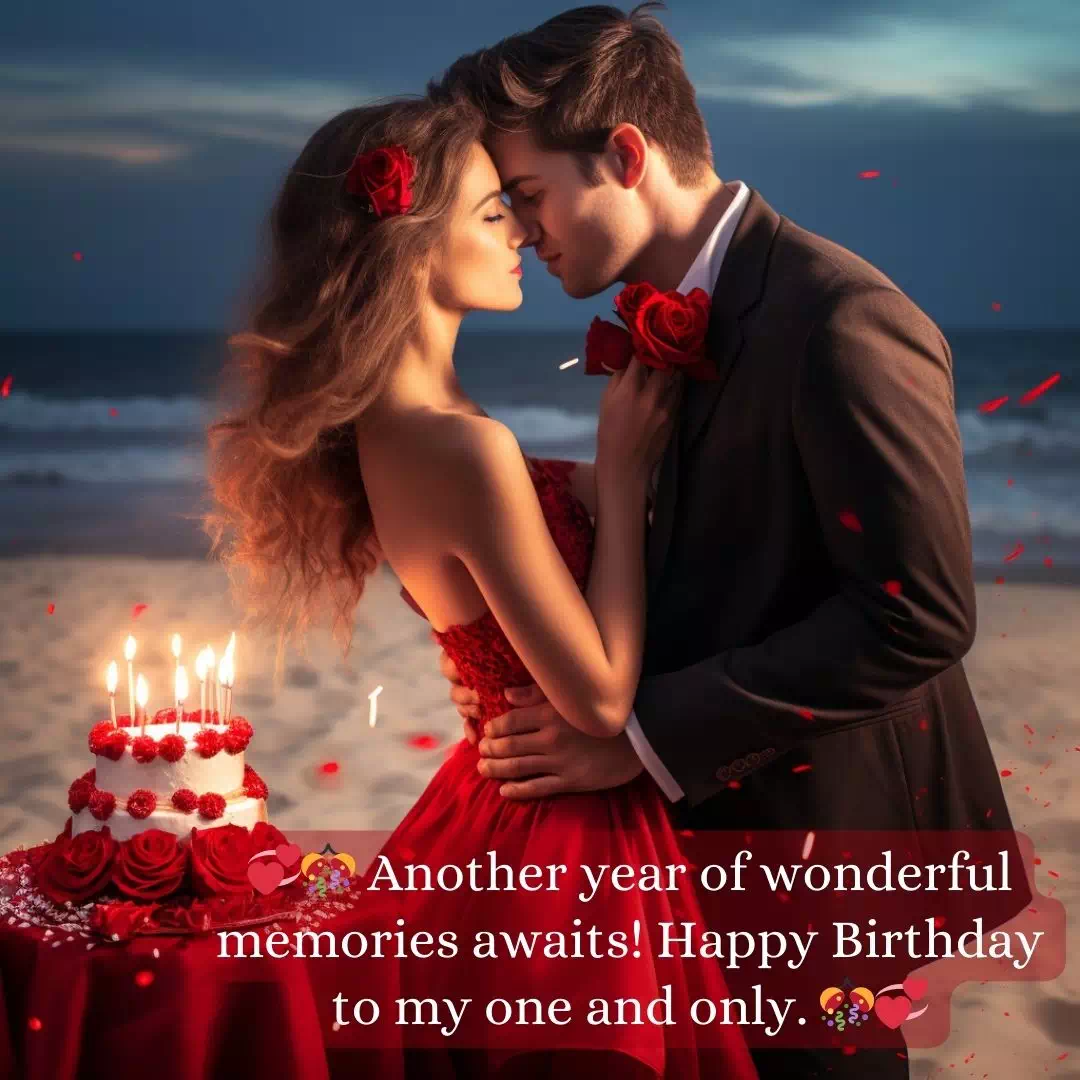 Heart Touching Birthday Wishes For Girlfriend With Emojis 5