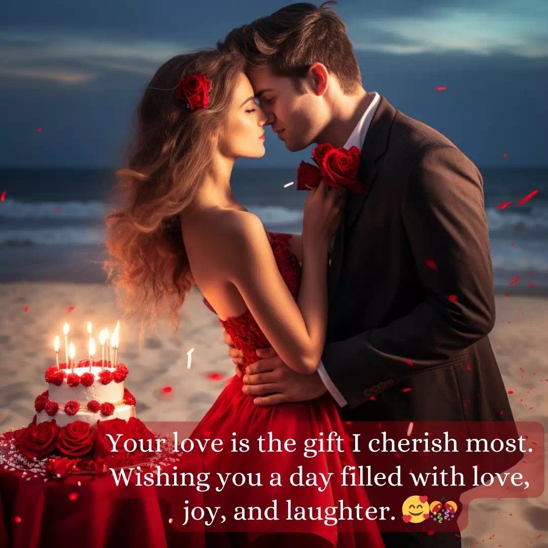 Romantic Heart Touching Birthday Wishes For Girlfriend 5