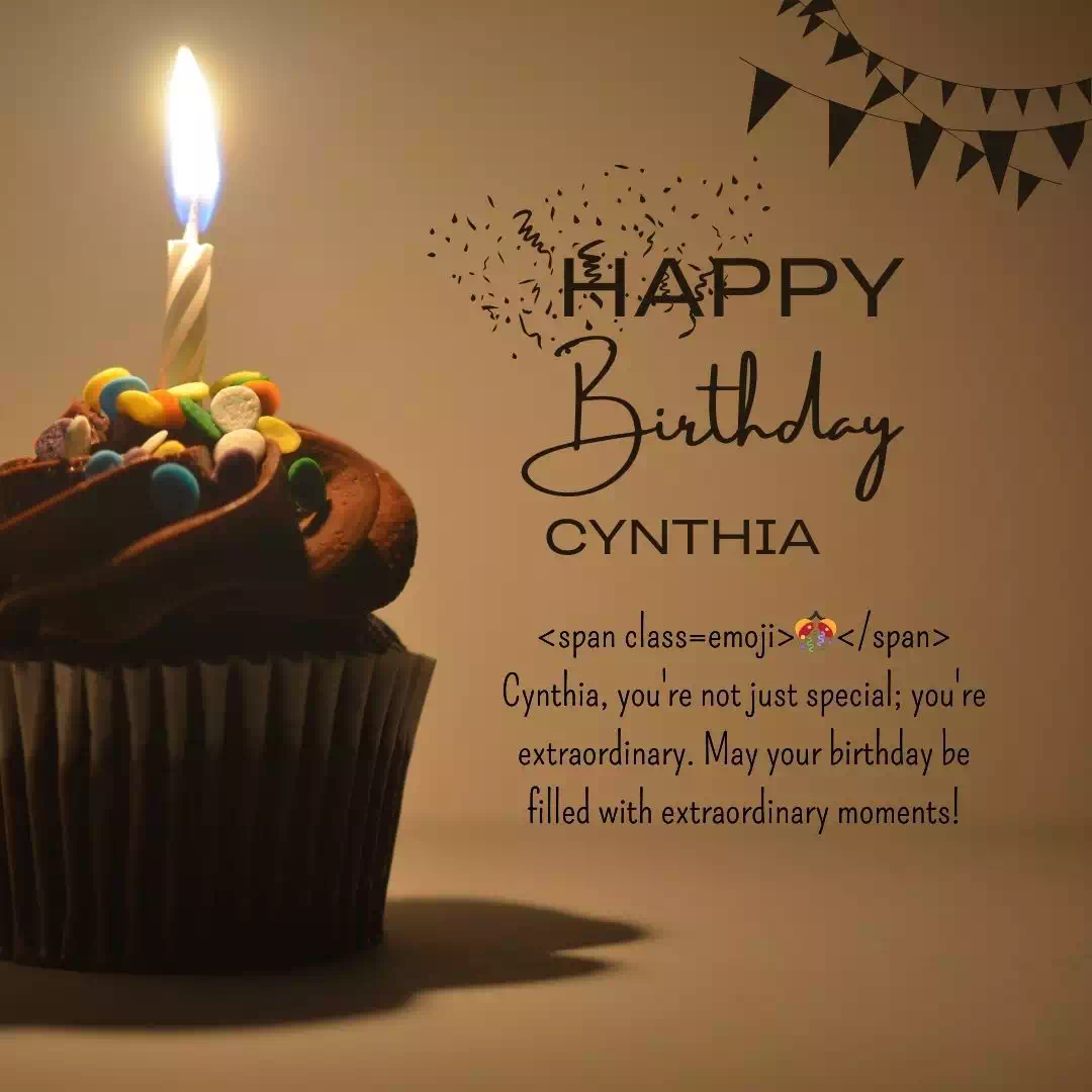 Birthday Wishes And Images For Cynthia 11