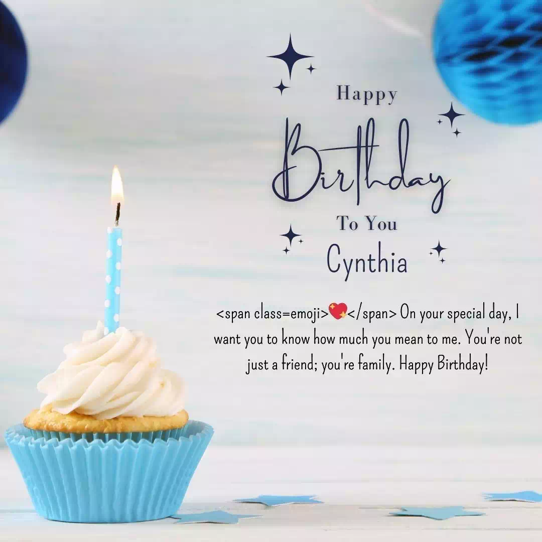 Birthday Wishes And Images For Cynthia 12