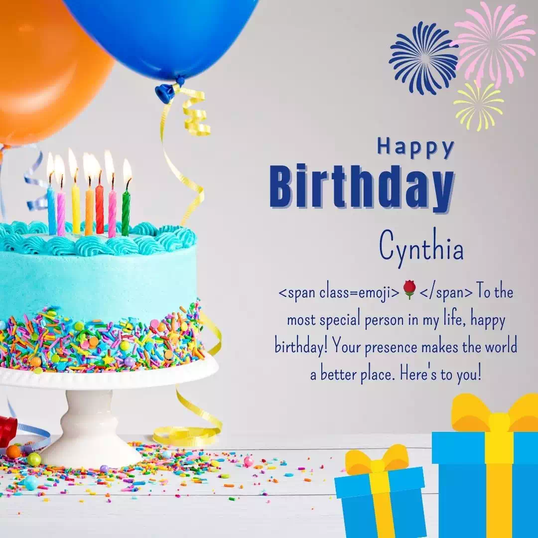 Birthday Wishes And Images For Cynthia 14