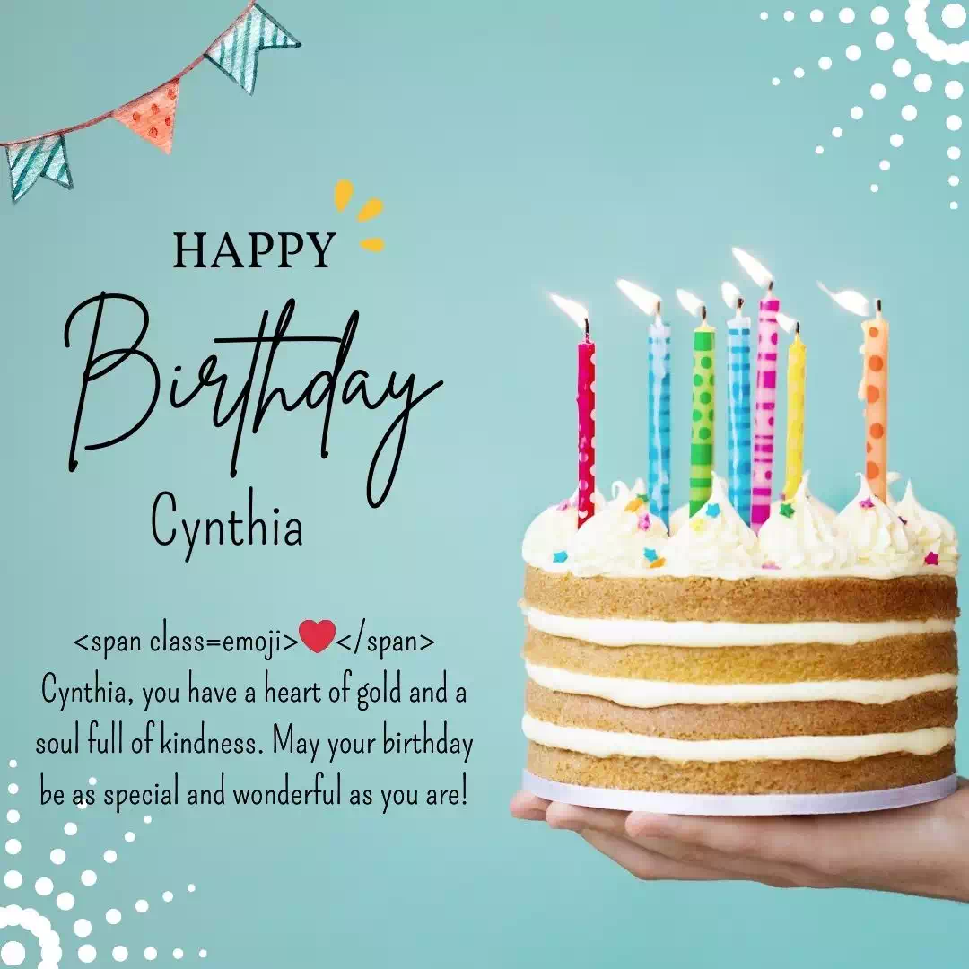 Birthday Wishes And Images For Cynthia 15