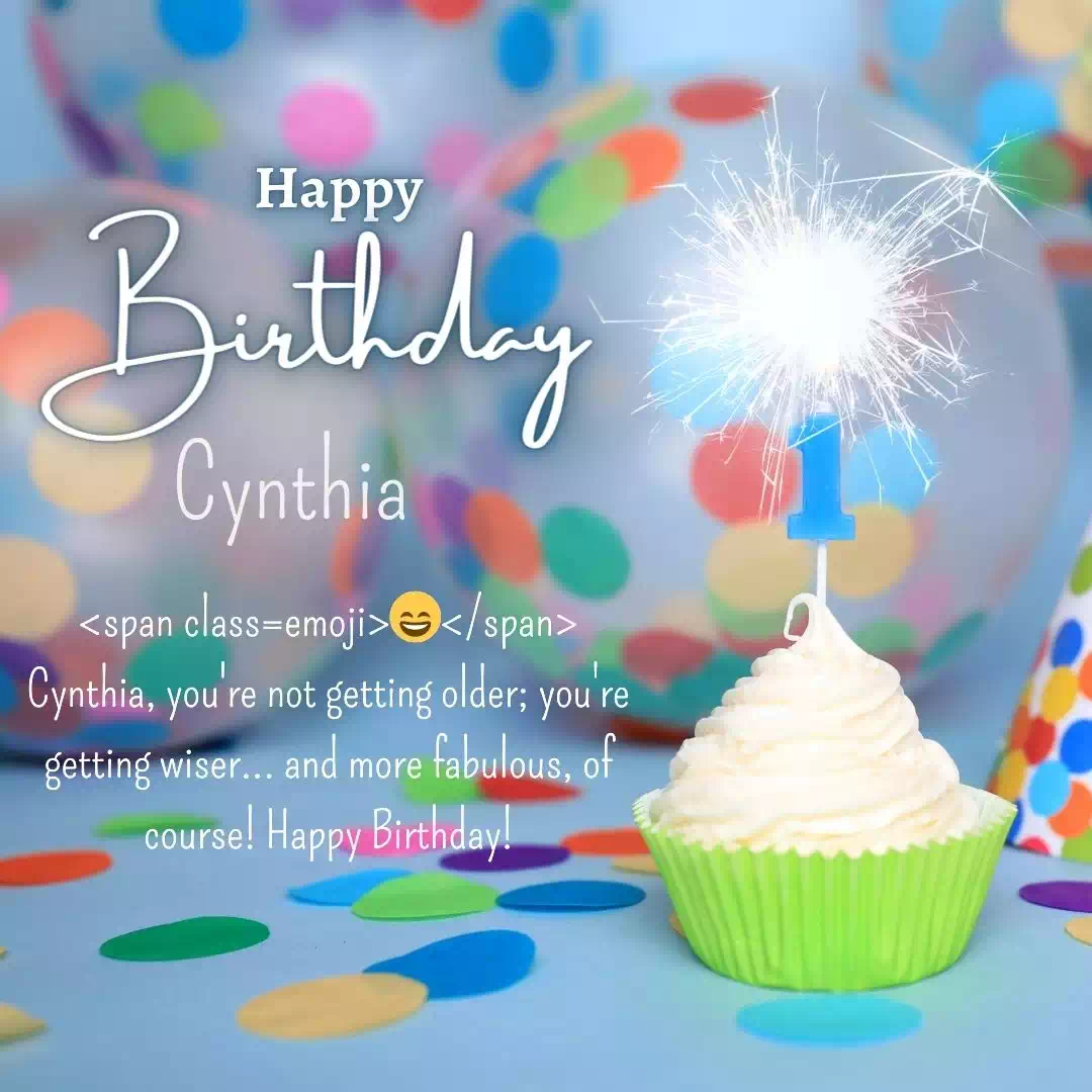 Birthday Wishes And Images For Cynthia 6