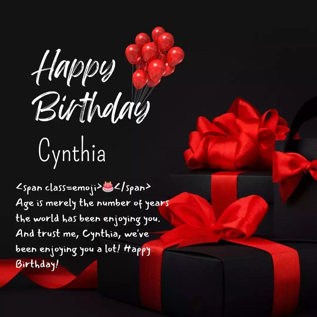 Birthday Wishes And Images For Cynthia 7