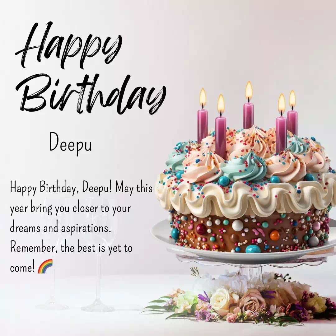 Birthday Wishes And Images For Deepu 2