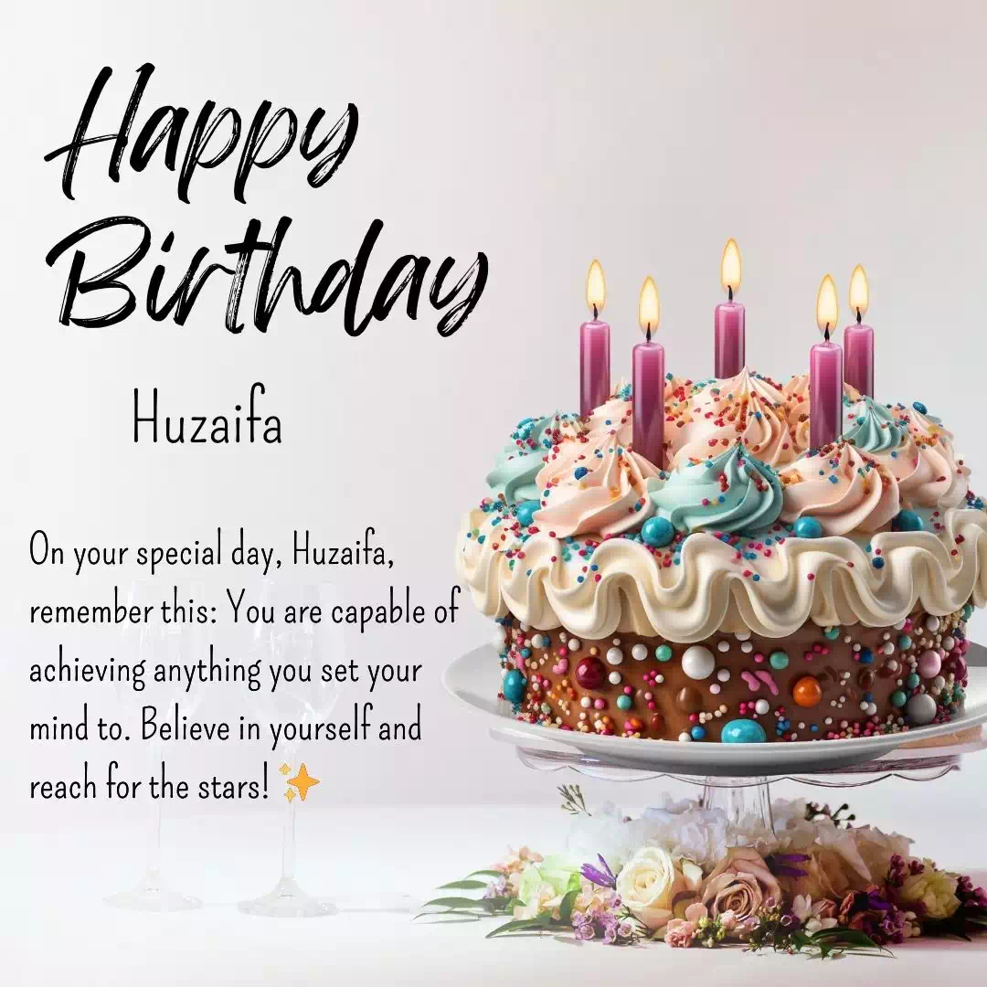 Birthday Wishes For Huzaifa 2