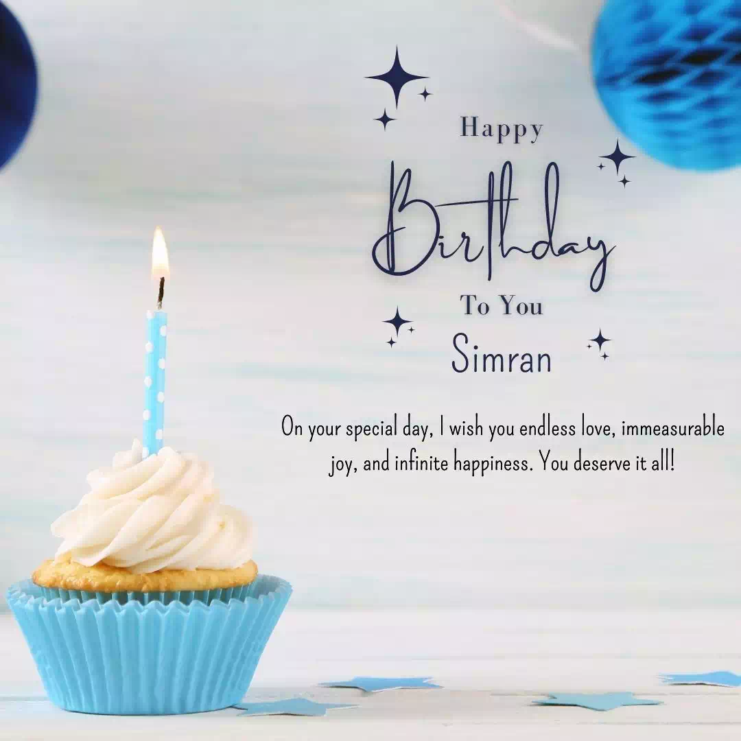 Birthday Wishes For Simran 12