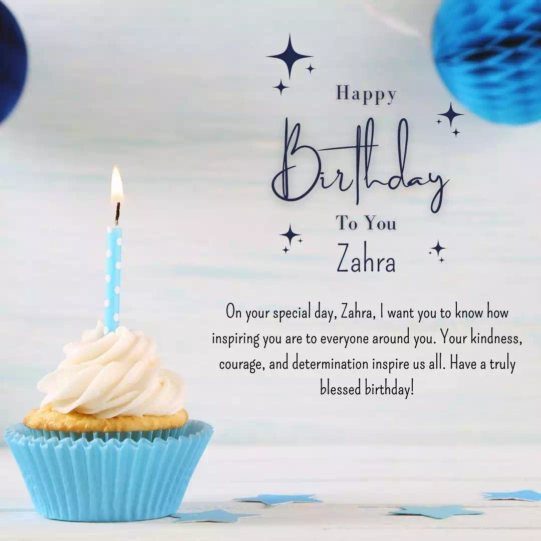 Birthday Wishes For Zahra 12