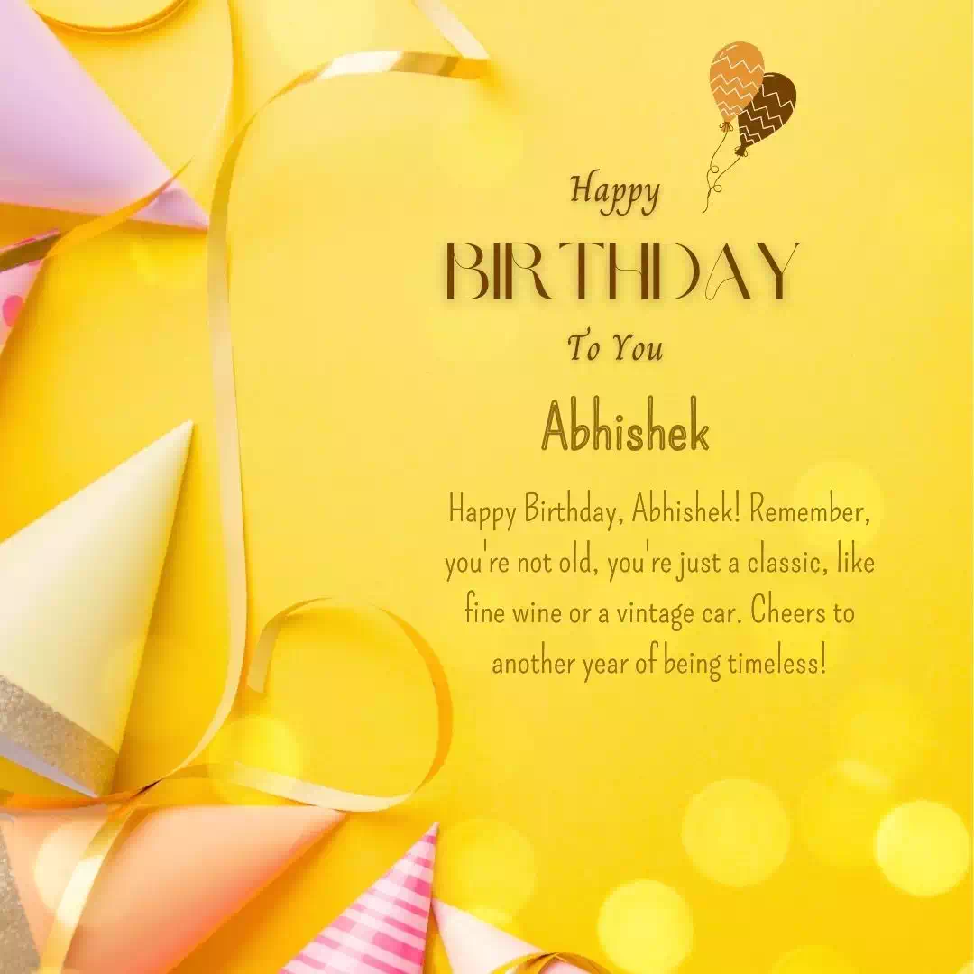 Birthday wishes for Abhishek 10