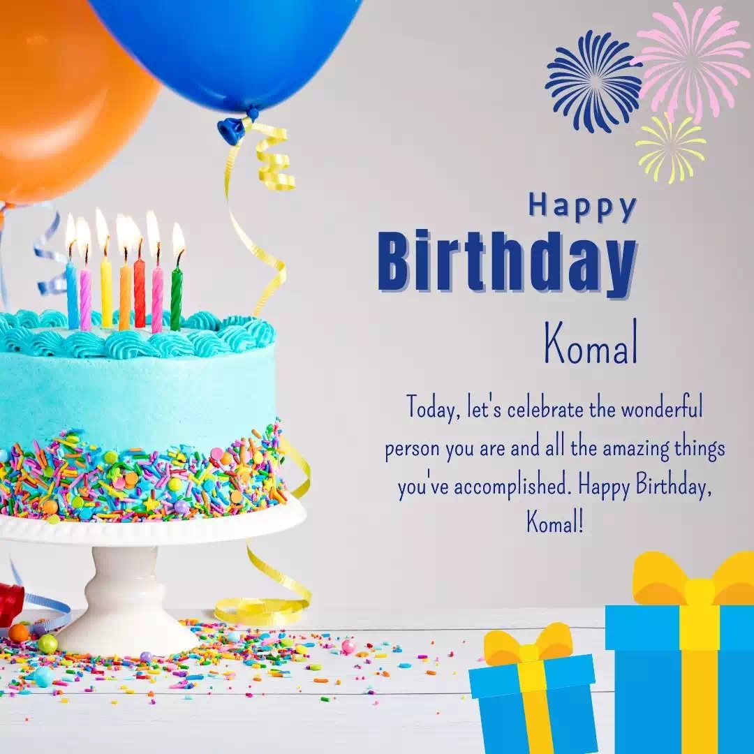 Birthday wishes for Komal 14