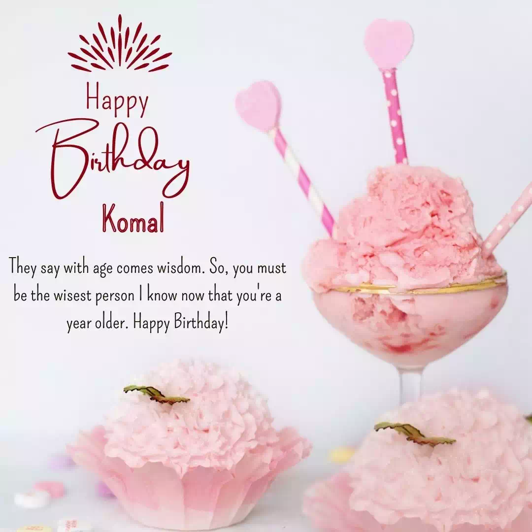 Birthday wishes for Komal 8
