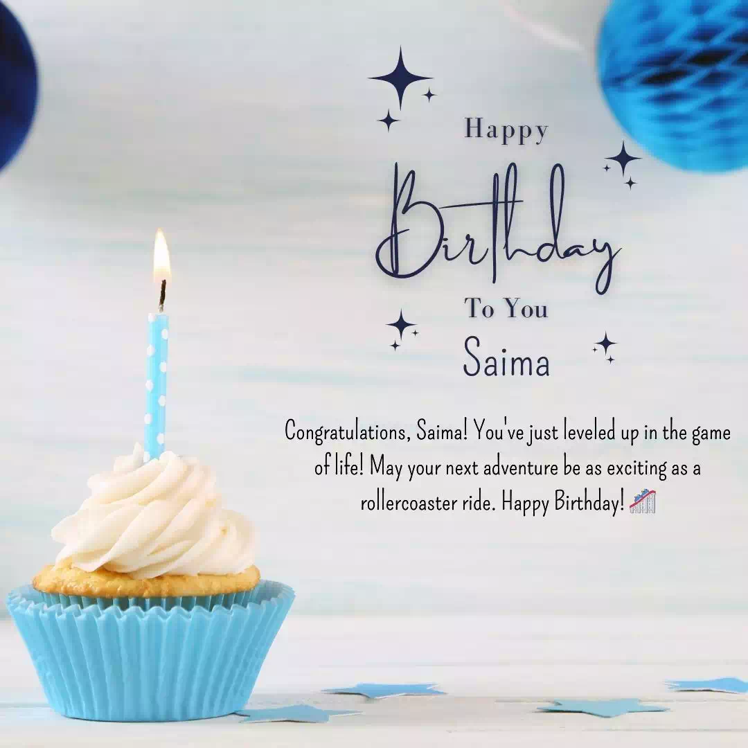 Birthday wishes for Saima 12