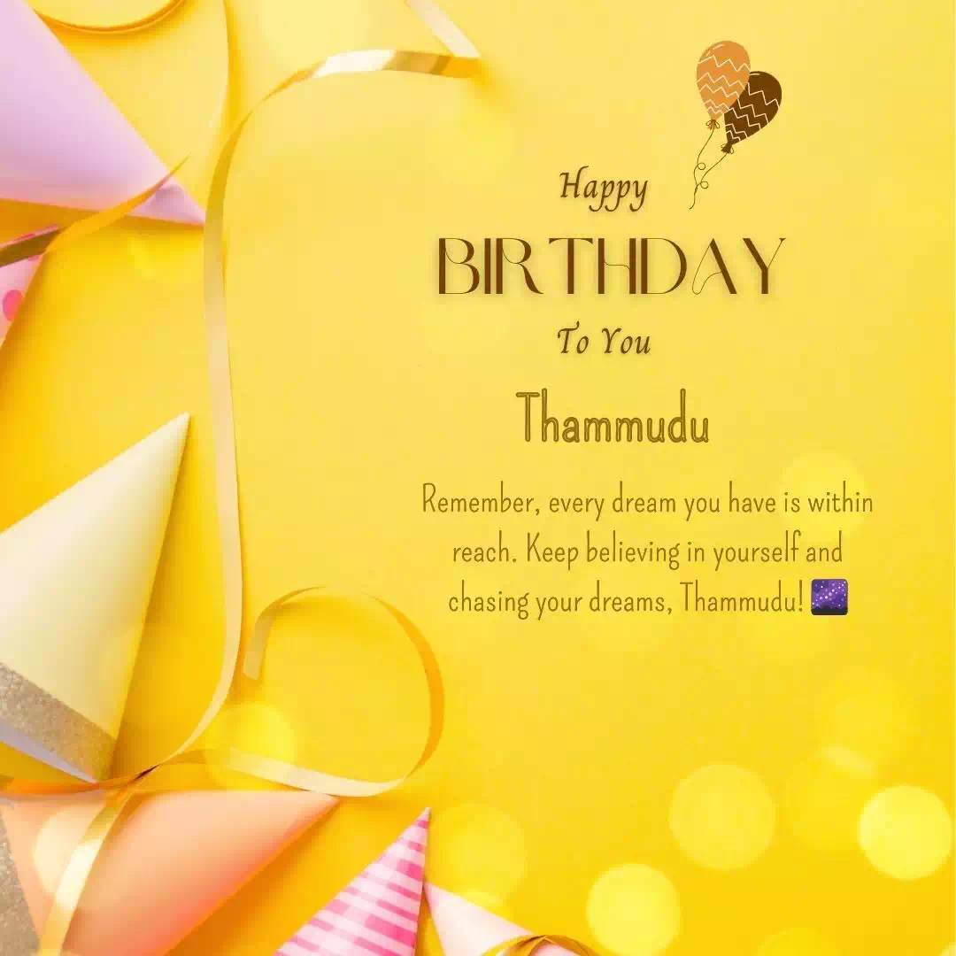 Birthday wishes for Thammudu 10