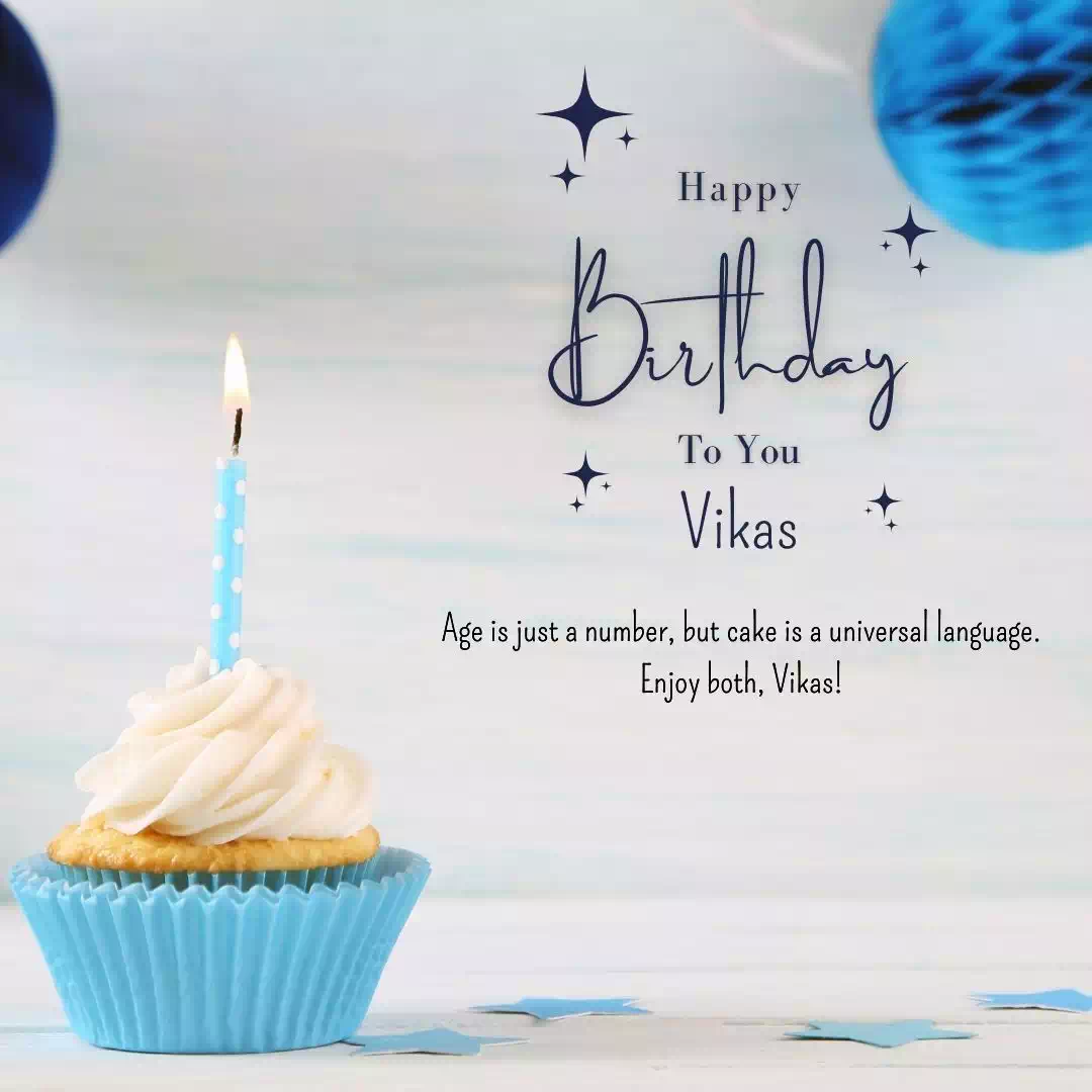 Birthday wishes for Vikas 12