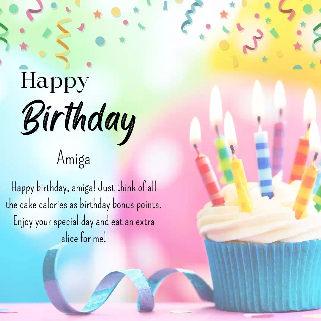 Happy Birthday amiga Cake Images Heartfelt Wishes and Quotes 16