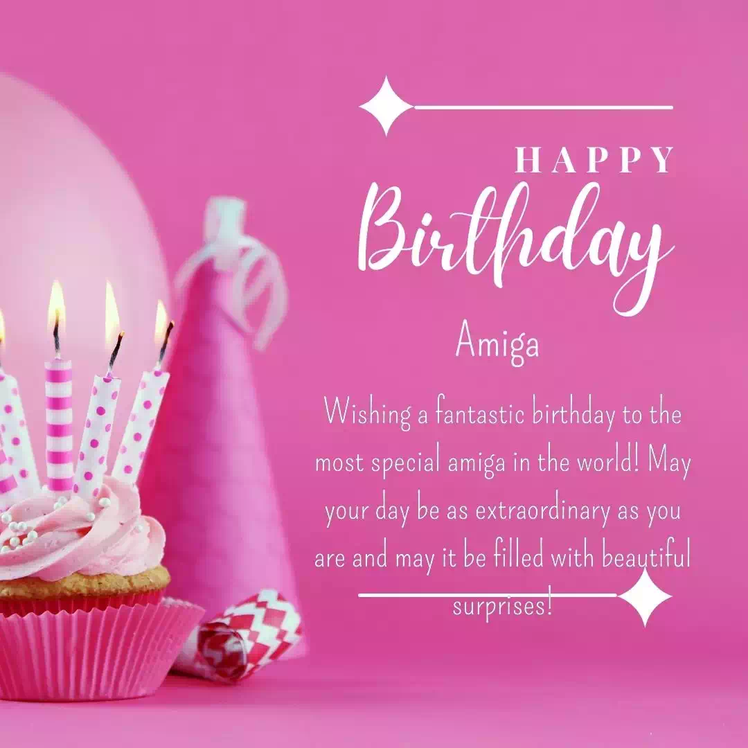 Happy Birthday amiga Cake Images Heartfelt Wishes and Quotes 23
