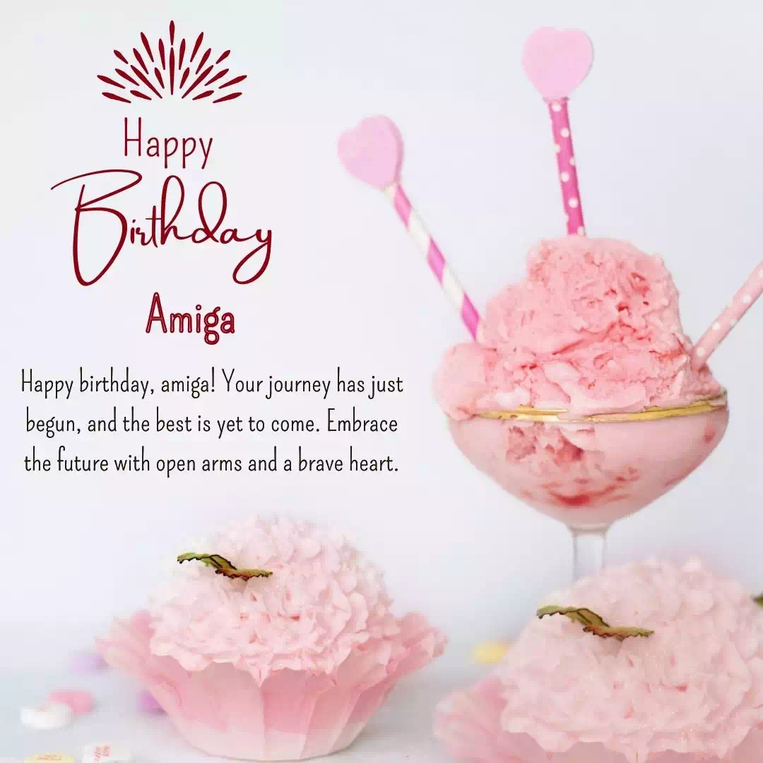 Happy Birthday amiga Cake Images Heartfelt Wishes and Quotes 8