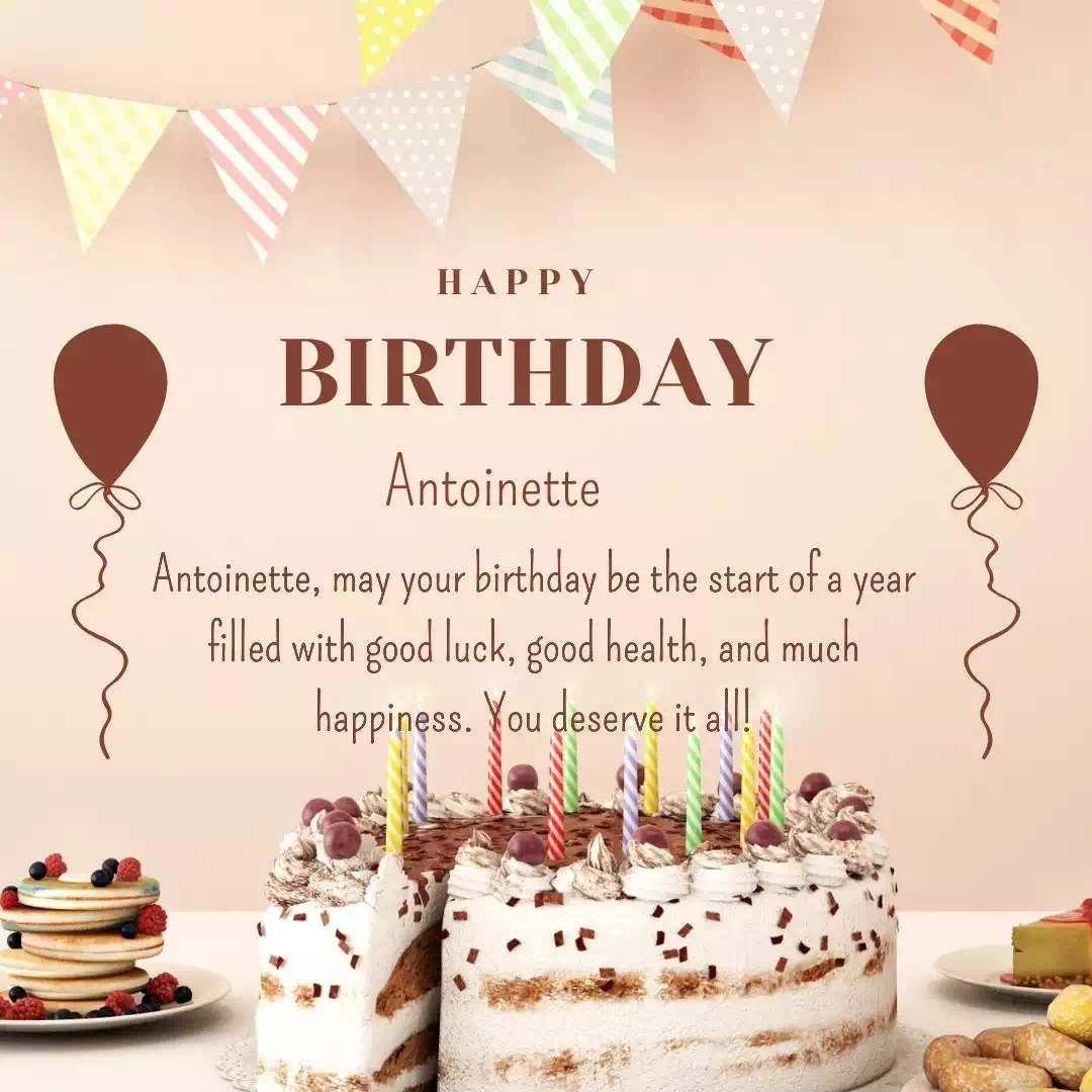 Happy Birthday antoinette Cake Images Heartfelt Wishes and Quotes 21