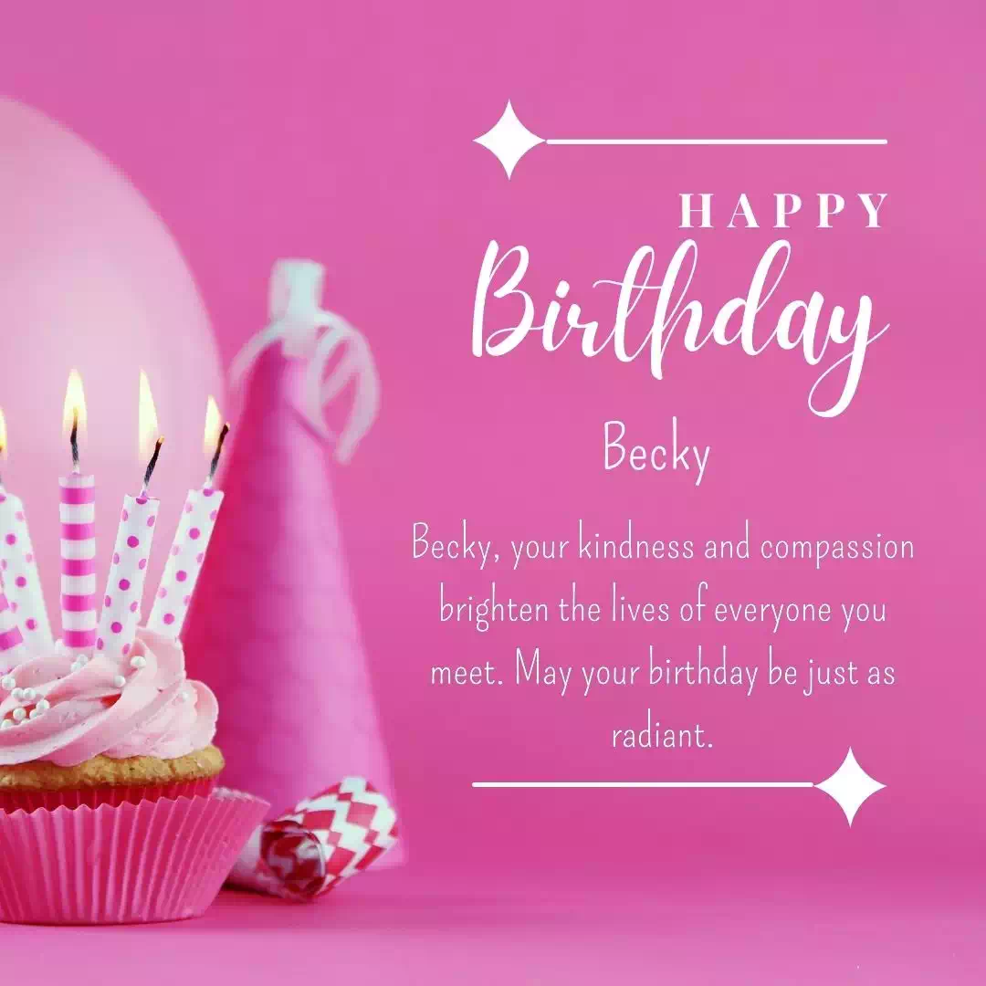 Happy Birthday becky Cake Images Heartfelt Wishes and Quotes 23
