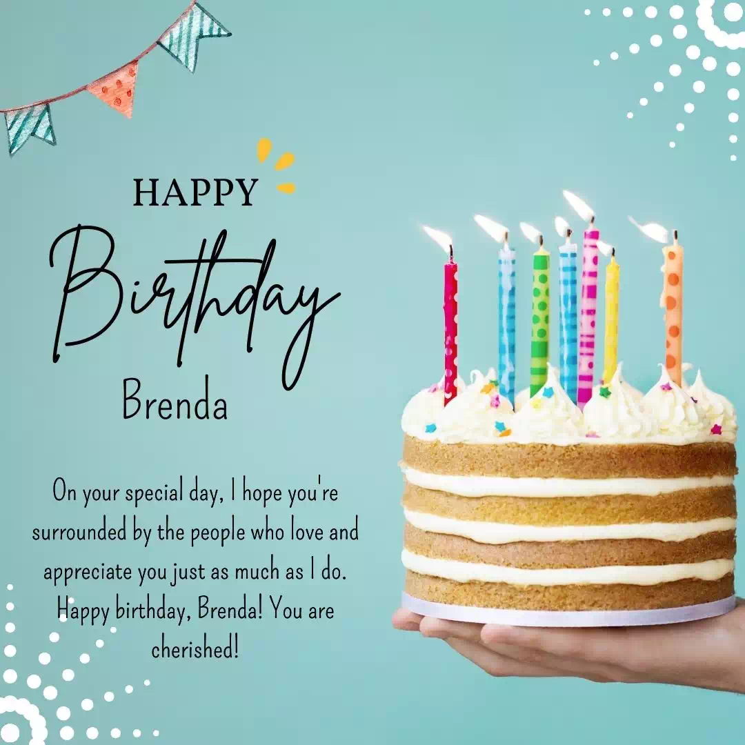 Happy Birthday brenda Cake Images Heartfelt Wishes and Quotes 15