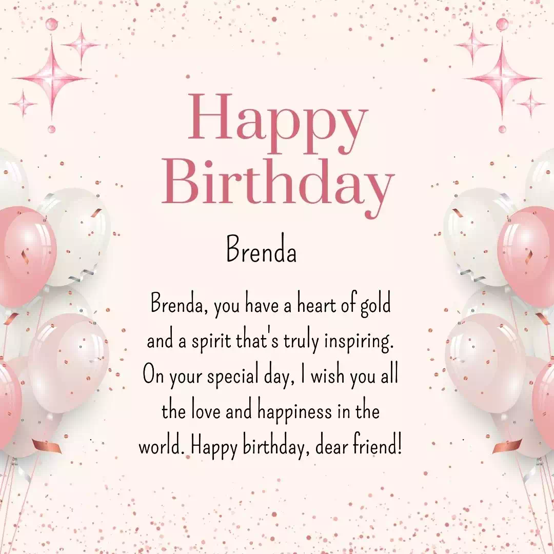 Happy Birthday brenda Cake Images Heartfelt Wishes and Quotes 17