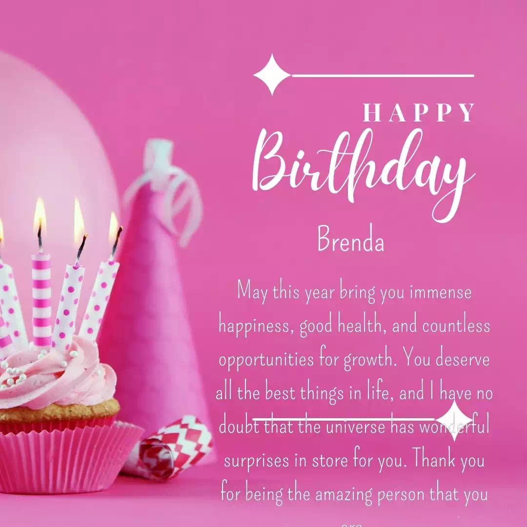 Happy Birthday brenda Cake Images Heartfelt Wishes and Quotes 23