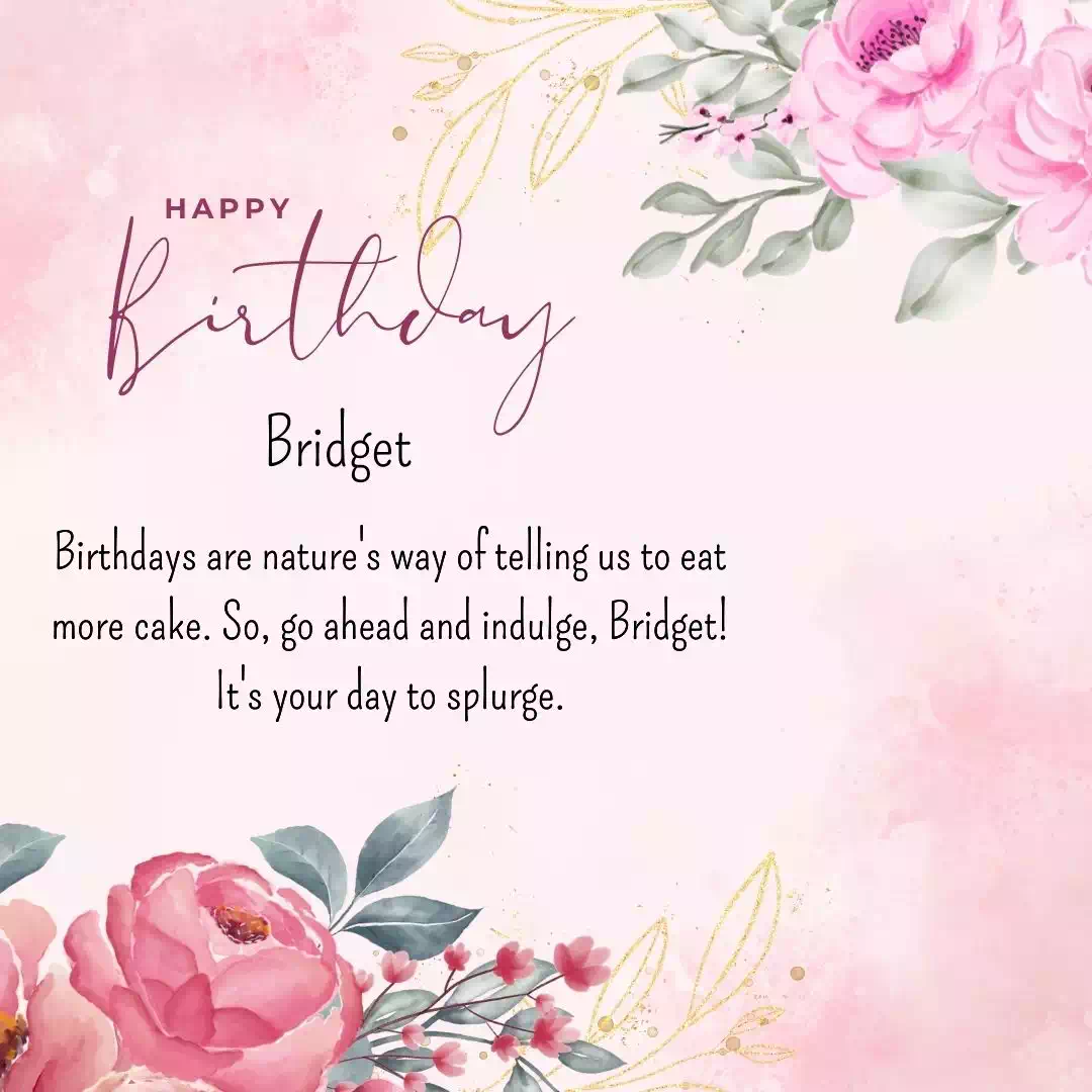 Happy Birthday bridget Cake Images Heartfelt Wishes and Quotes 20