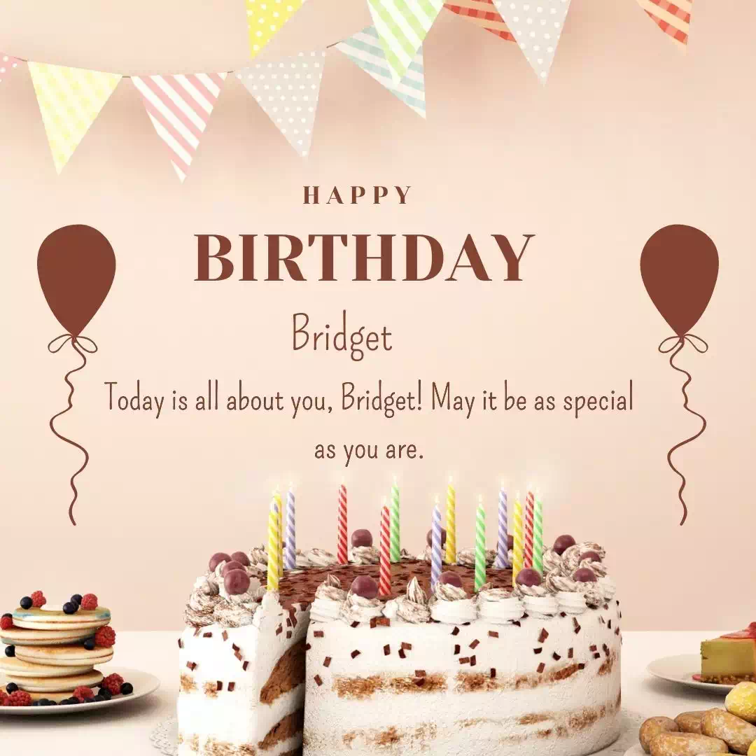Happy Birthday bridget Cake Images Heartfelt Wishes and Quotes 21