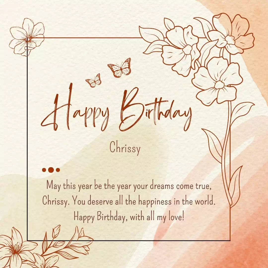 Happy Birthday chrissy Cake Images Heartfelt Wishes and Quotes 22