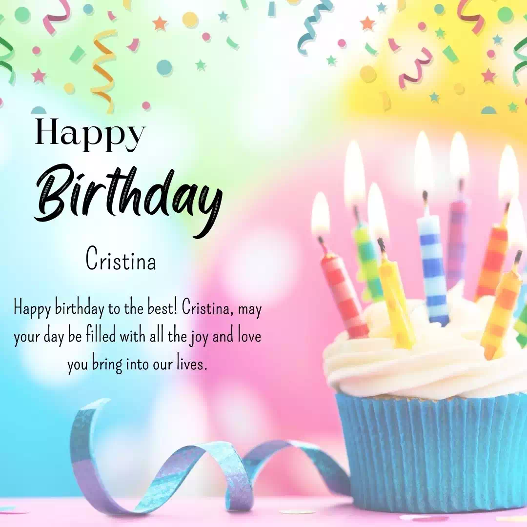 Happy Birthday cristina Cake Images Heartfelt Wishes and Quotes 16