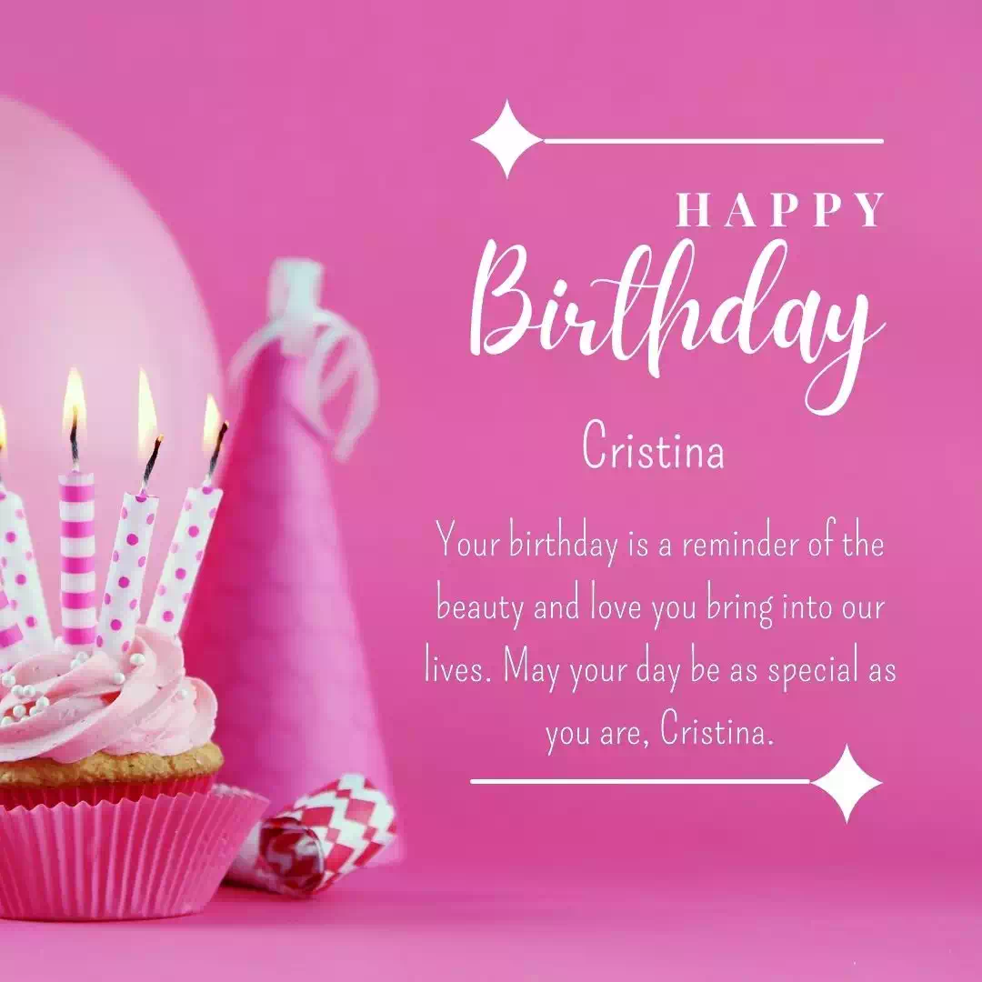 Happy Birthday cristina Cake Images Heartfelt Wishes and Quotes 23