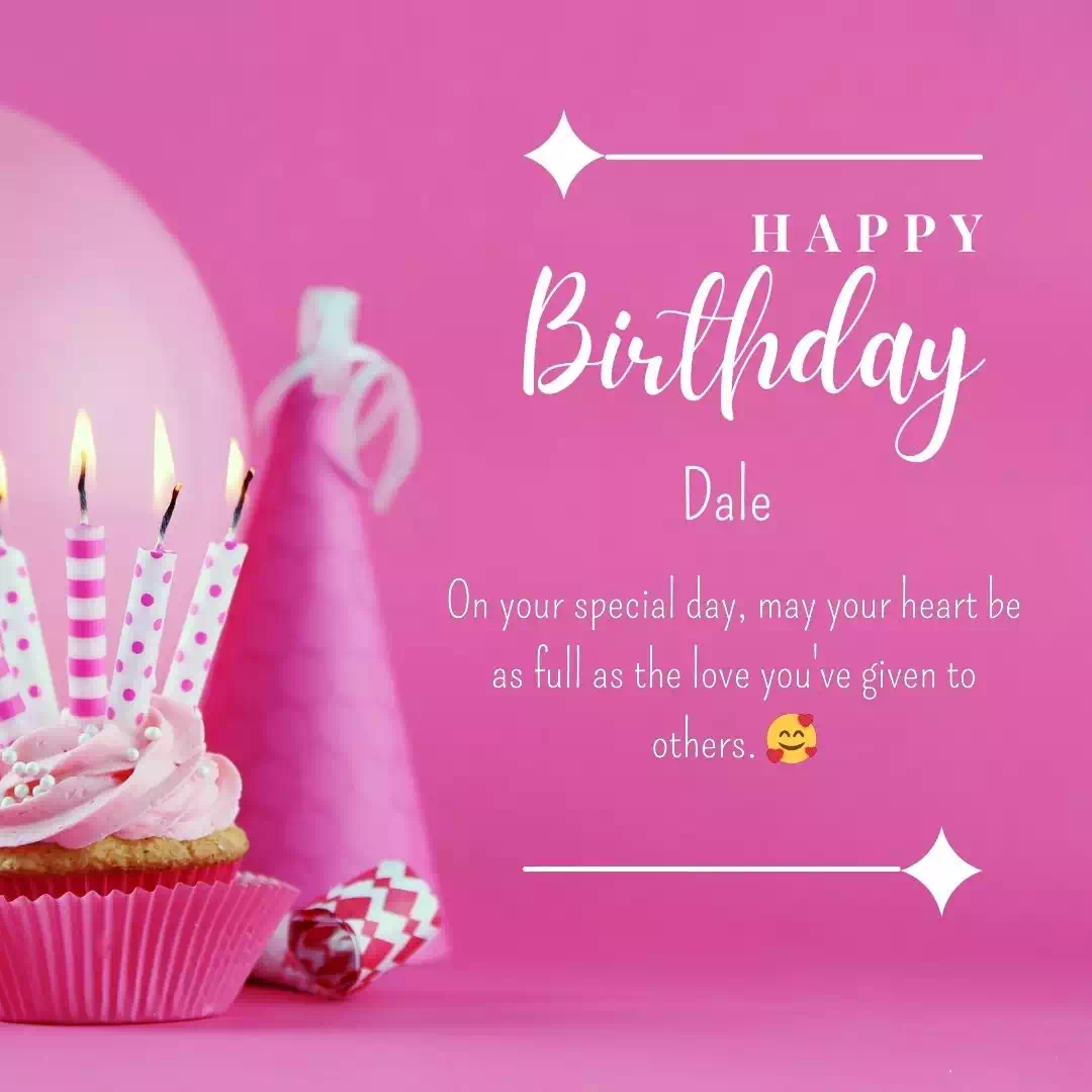 Happy Birthday dale Cake Images Heartfelt Wishes and Quotes 23