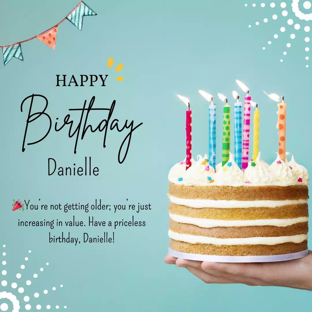 Happy Birthday danielle Cake Images Heartfelt Wishes and Quotes 15