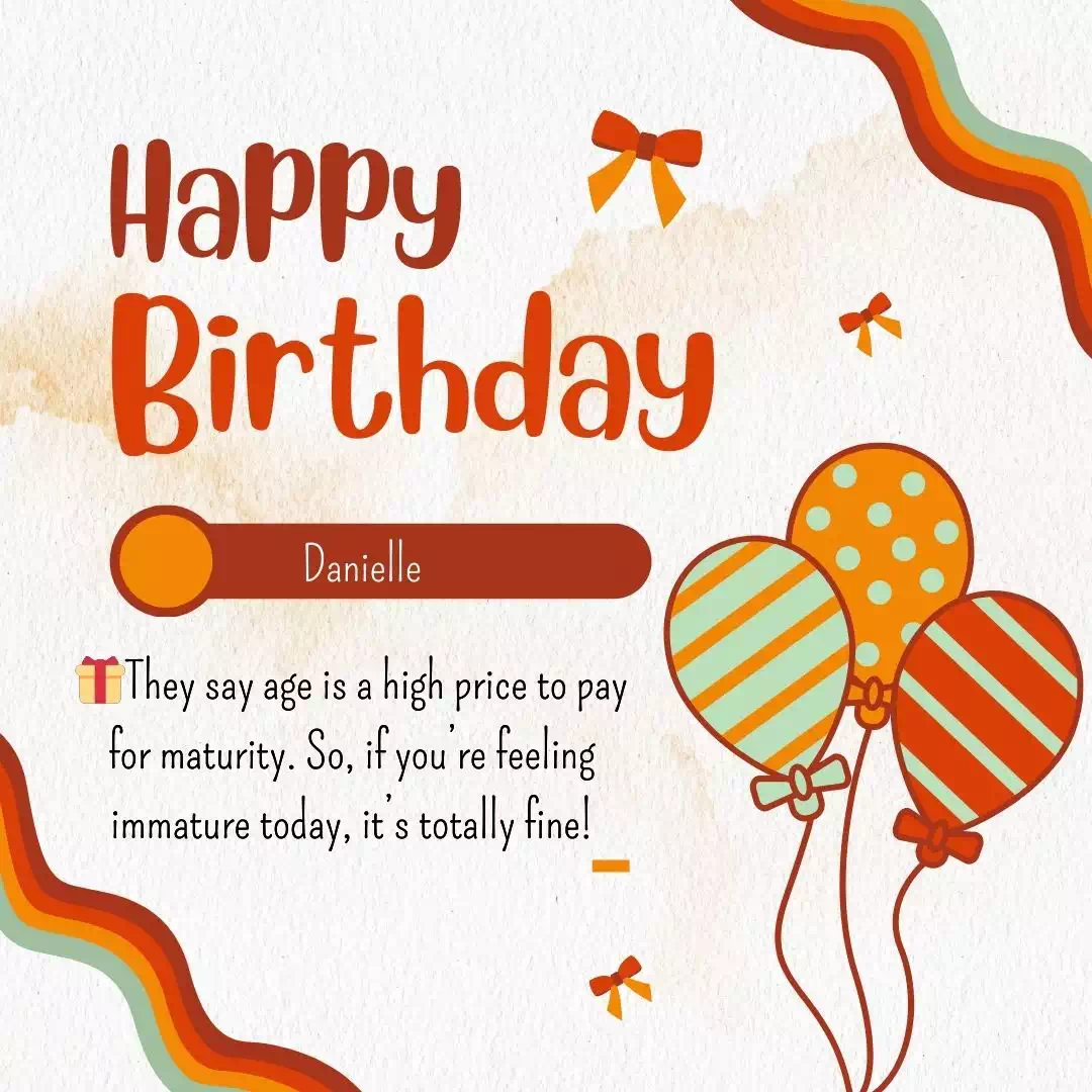 Happy Birthday danielle Cake Images Heartfelt Wishes and Quotes 18
