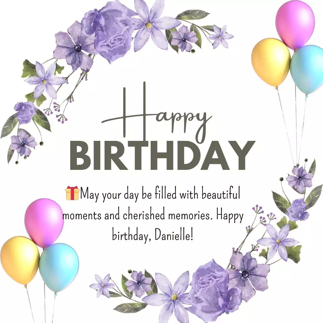 Happy Birthday danielle Cake Images Heartfelt Wishes and Quotes 25