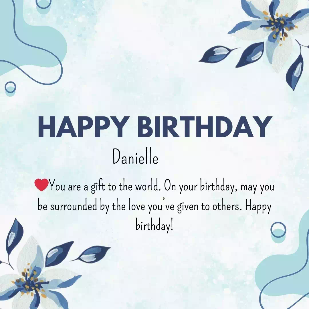 Happy Birthday danielle Cake Images Heartfelt Wishes and Quotes 26