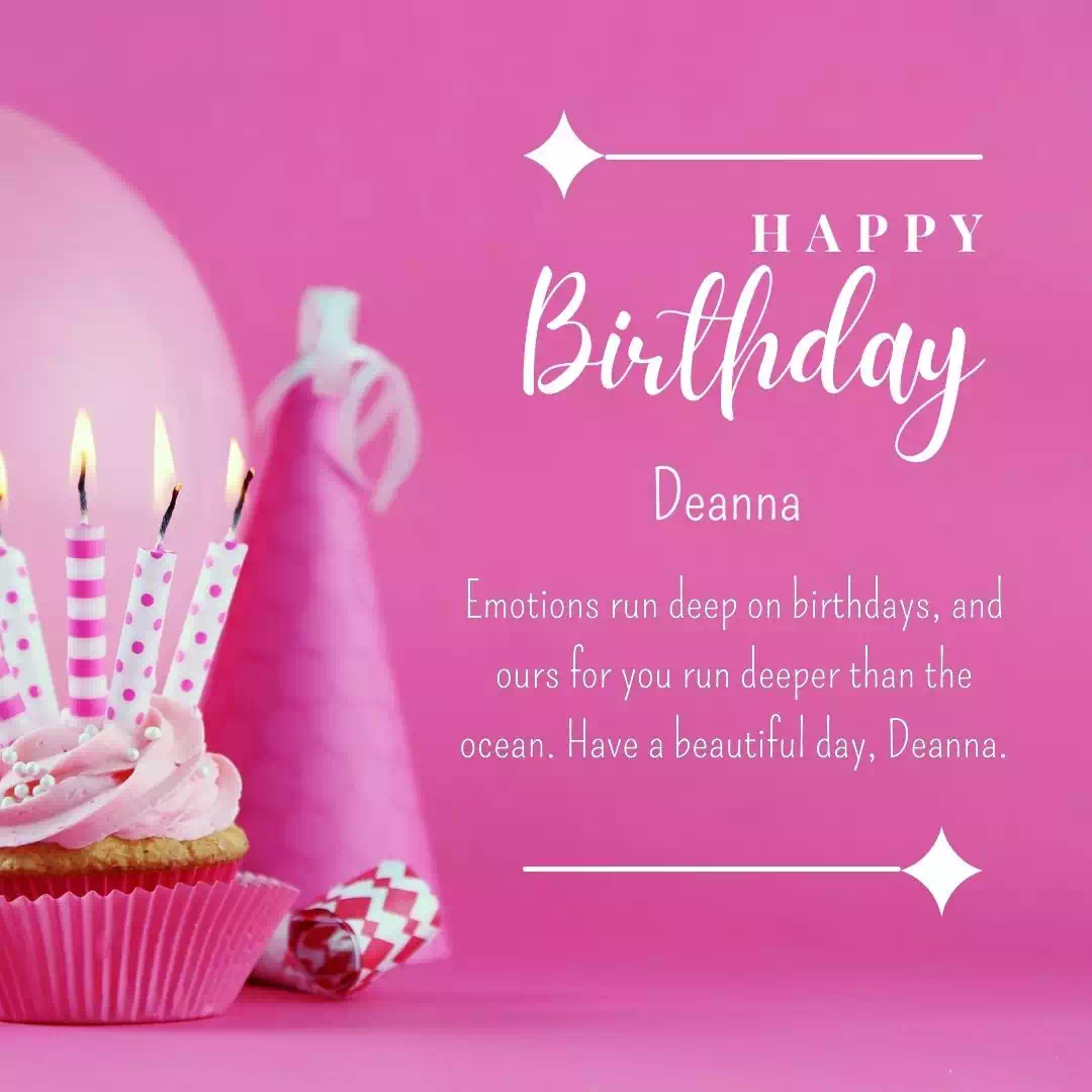 Happy Birthday deanna Cake Images Heartfelt Wishes and Quotes 23
