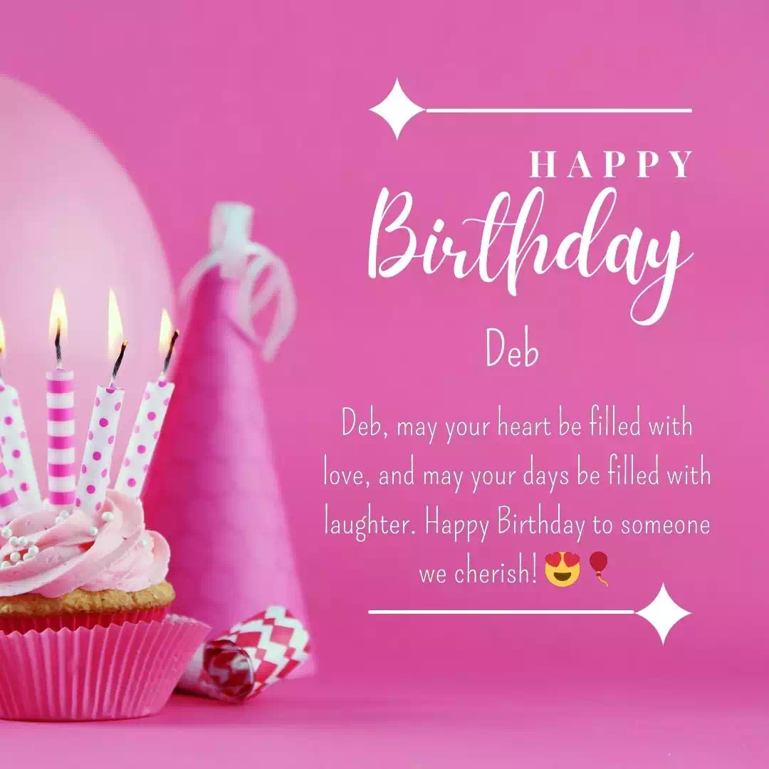 Happy Birthday deb Cake Images Heartfelt Wishes and Quotes 23