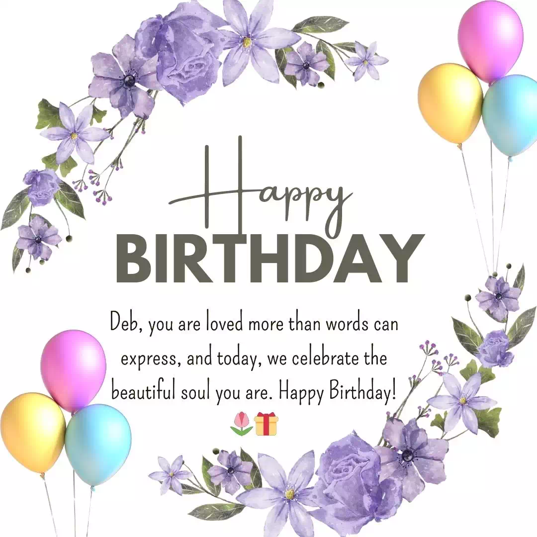 Happy Birthday deb Cake Images Heartfelt Wishes and Quotes 25