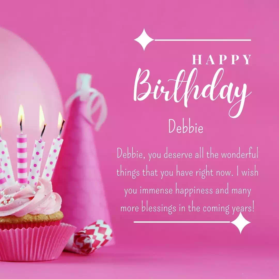 Happy Birthday debbie Cake Images Heartfelt Wishes and Quotes 23