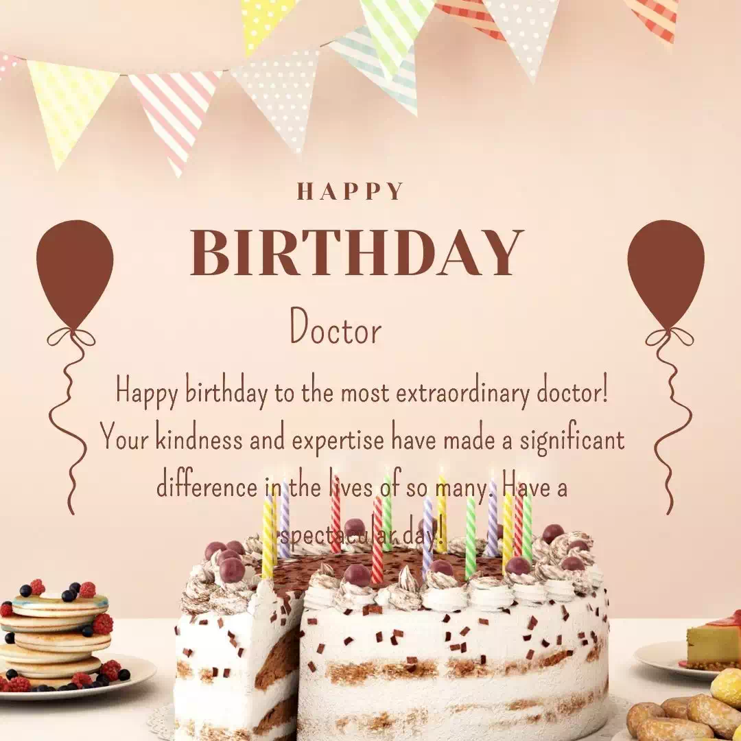 Happy Birthday doctor Cake Images Heartfelt Wishes and Quotes 21