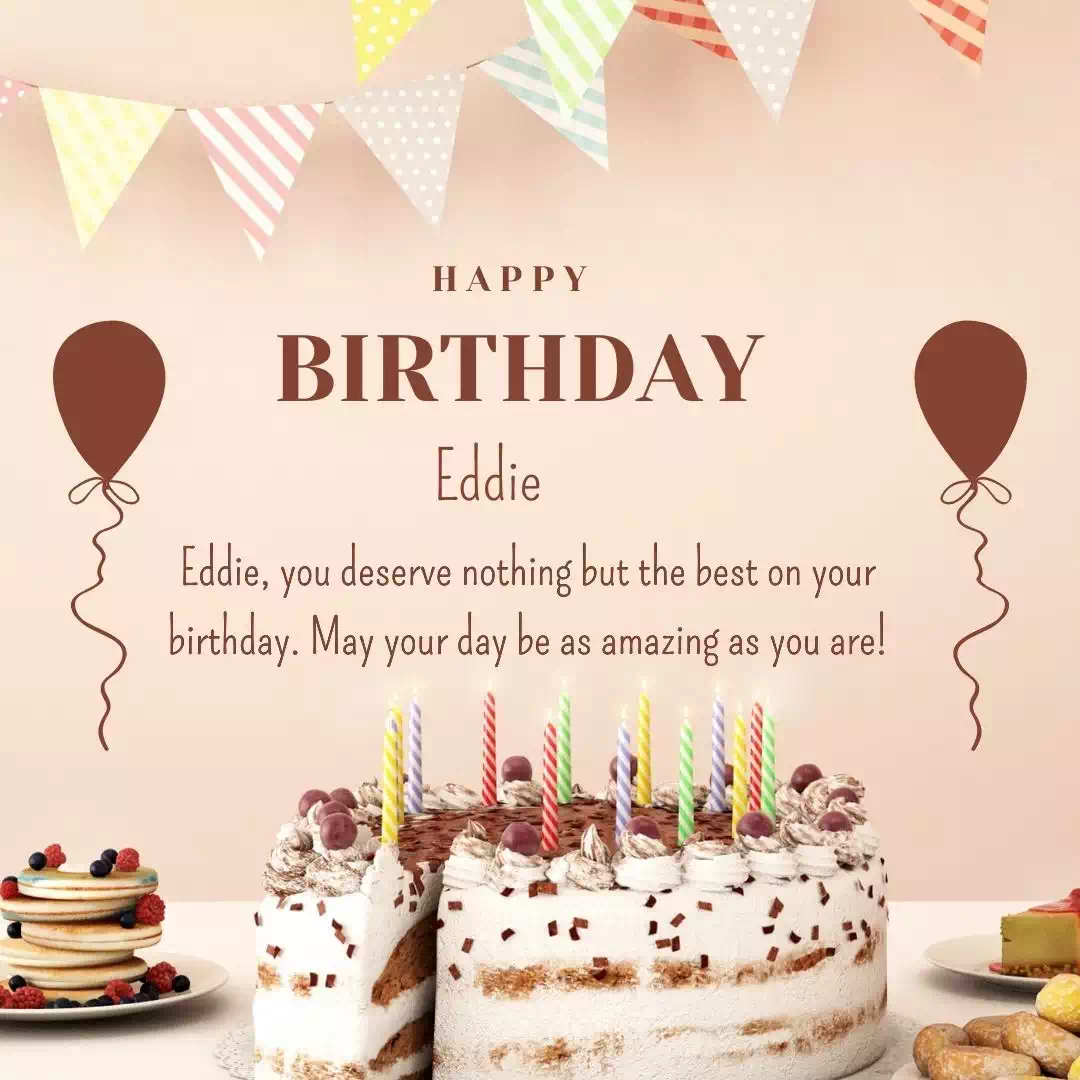 Happy Birthday eddie Cake Images Heartfelt Wishes and Quotes 21