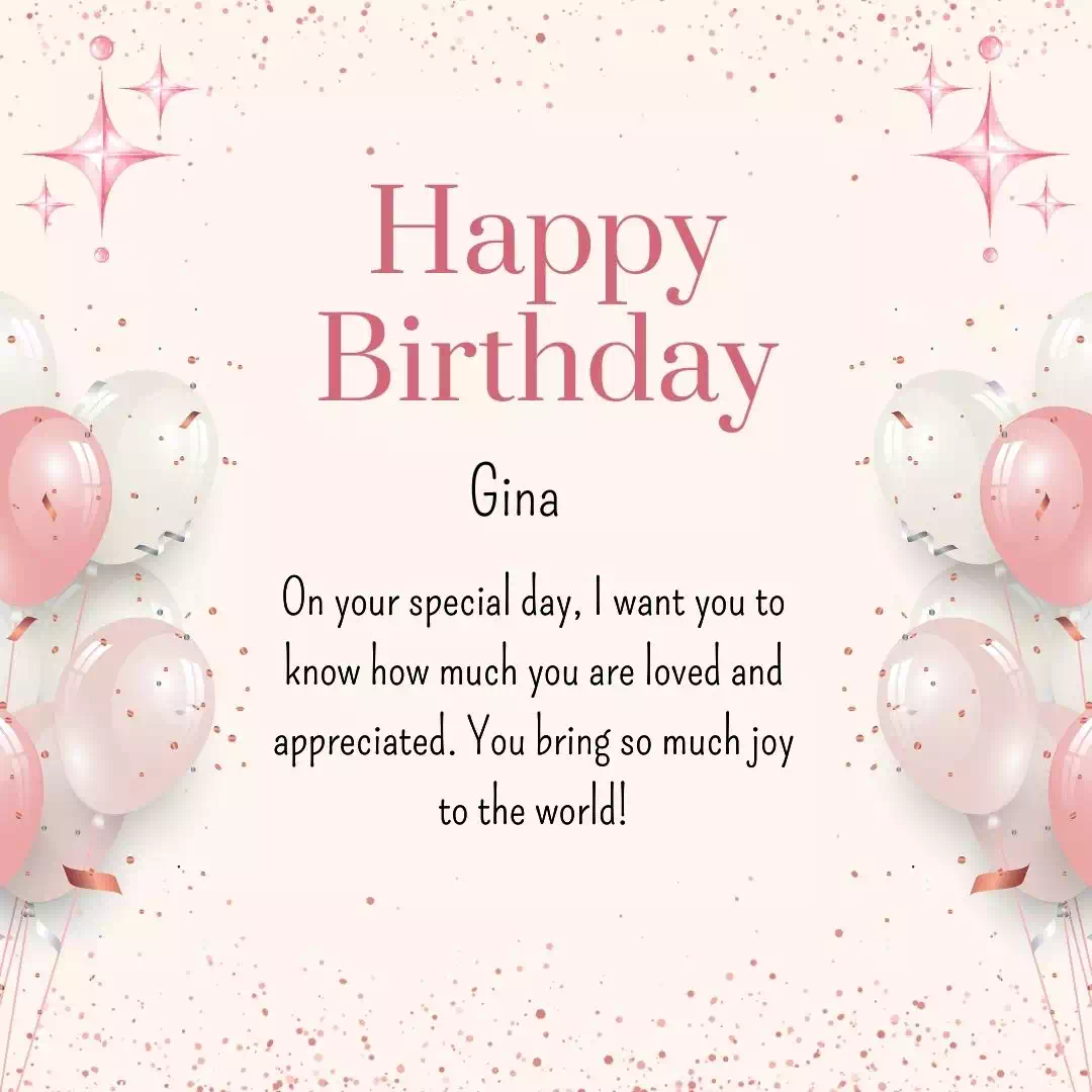 Happy Birthday gina Cake Images Heartfelt Wishes and Quotes 17