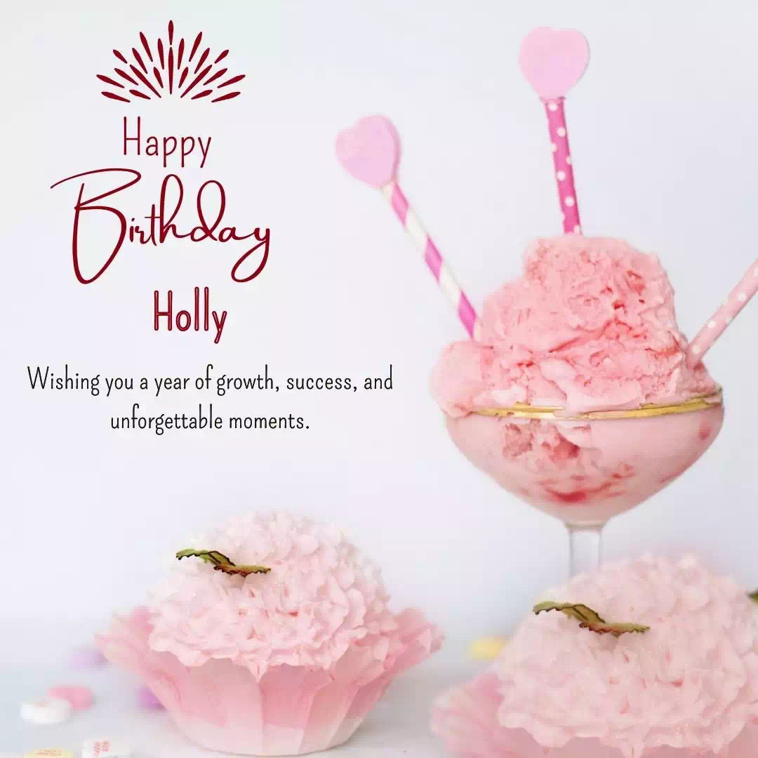 Happy Birthday holly Cake Images Heartfelt Wishes and Quotes 8